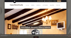 Desktop Screenshot of casaruralzaragoza.com